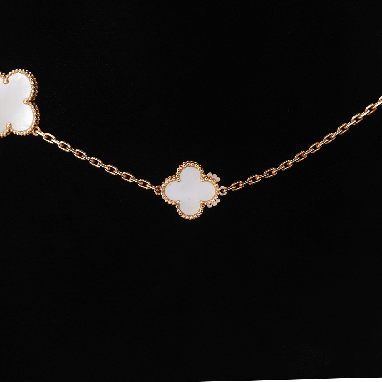 VAN CLEEF & ARPELS(USED)반클리프 12모티브 럭키 알함브라 롱 네크리스